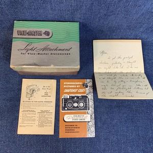 Vintage Sawyer's Bakelite View-Master Light Attachment AS IS FOR PARTS